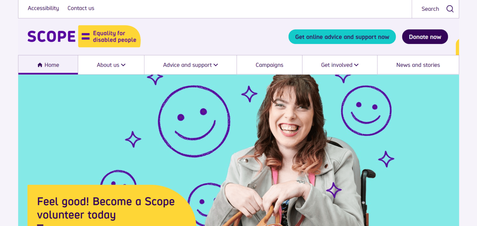 Scope website design