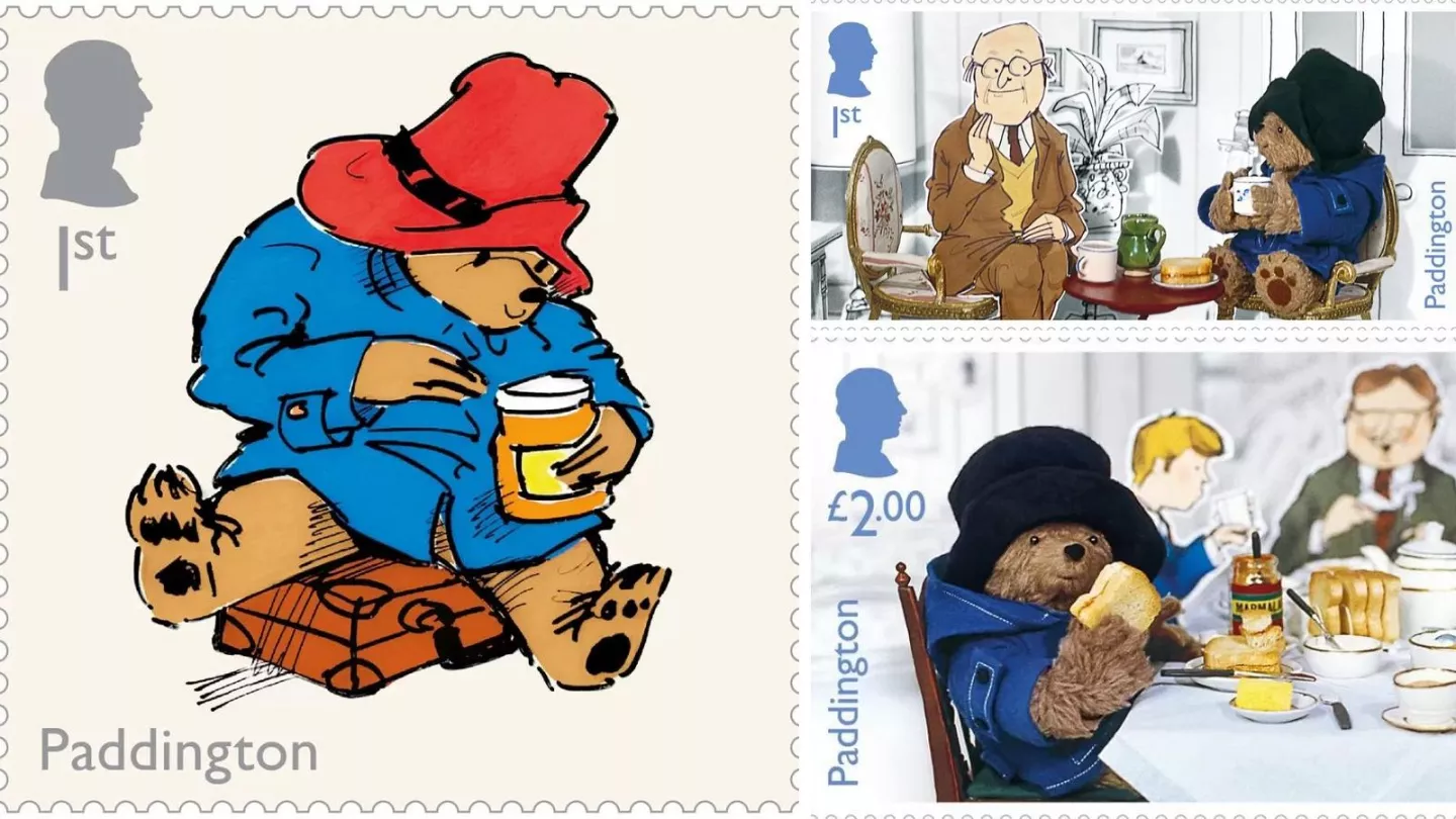 Stamps of Paddington bear