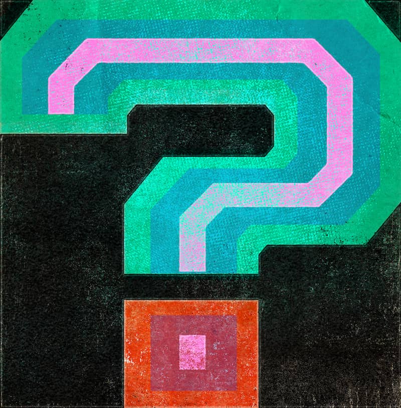 '?' graphic
